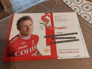 Wielerkaart : Steve Zampieri / Cofidis 2007 beschikbaar voor biedingen