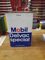 Oude lege oliekan mobil delvac special 5l, Verzenden, Gebruikt, Overige typen