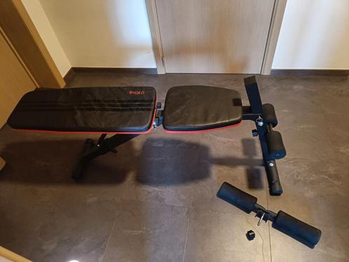 Verstelbaar fitness bankje, Sport en Fitness, Fitnessmaterialen, Zo goed als nieuw, Fitnessbank, Armen, Borst, Buik, Rug, Ophalen