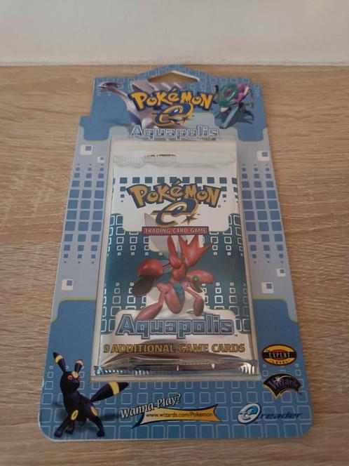 Pokemon Aquapolis blister, Hobby en Vrije tijd, Verzamelkaartspellen | Pokémon, Zo goed als nieuw, Boosterbox, Ophalen of Verzenden