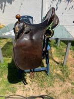 Australisch stockzadel 16” – verstelbare boom – echt leder, Animaux & Accessoires, Chevaux & Poneys | Selles, Enlèvement, Utilisé