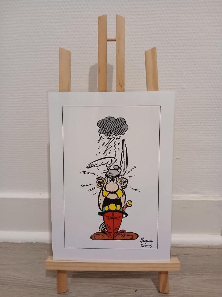 Poster van Asterix & Obelix, Antiek en Kunst, Kunst | Tekeningen en Fotografie, Ophalen of Verzenden