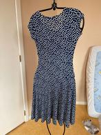 bolletjeskleed donkerblauw, Kleding | Dames, Jurken, Ophalen, Blauw, Zo goed als nieuw, Knielengte