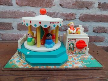 Fisher-Price vintage Musical Movement Merry Go Round  beschikbaar voor biedingen