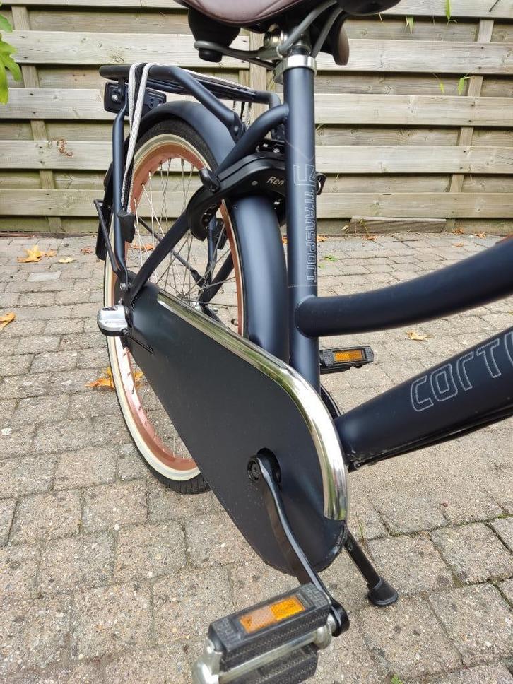 Meisjefiets Cortina U4.24 inch,3v,min,Naaf(8jtot12)j, Fietsen en Brommers, Fietsen | Meisjes, Zo goed als nieuw, 24 inch, Handrem