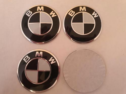 Bmw stickers blauw of zwart wit en 50 jaar editie 》4 x 56 mm, Auto diversen, Autostickers, Ophalen of Verzenden
