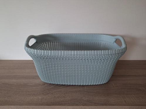Curver Wasmand Knit 40l Misty blue - 2 stuks, Huis en Inrichting, Badkamer | Badtextiel en Accessoires, Zo goed als nieuw, Overige typen
