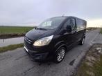 Ford Transit Custom SPORT -2.2TDCI -155 PK, Auto's, Bestelwagens en Lichte vracht, Voorwielaandrijving, Euro 5, Zwart, Leder en Stof