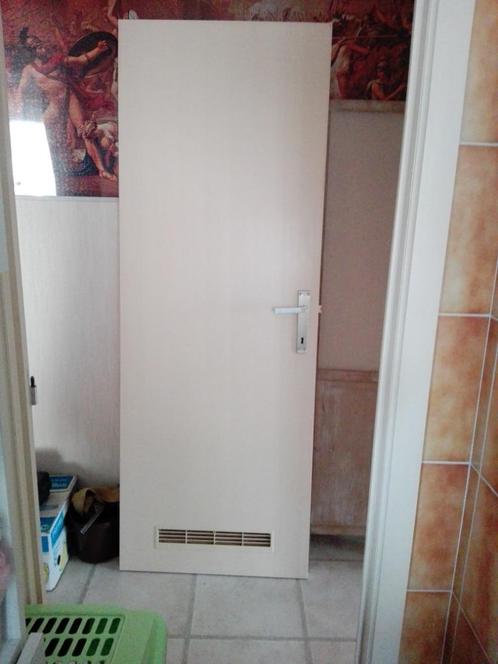 deur met rooster in en 1 zonder rooster, Doe-het-zelf en Bouw, Deuren en Vliegenramen, Gebruikt, Ophalen