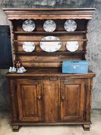 Antieke Engelse eikenhouten landelijke kast - 1740, Gebruikt, 200 cm of meer, 150 tot 200 cm, Eikenhout