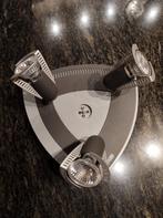 Plafondlamp (metaal) - 3 spots, Maison & Meubles, Lampes | Plafonniers, Enlèvement, Métal