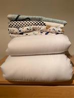 4 sezoens donsdeken + 4 hoeslakens 1 persoons, Enlèvement, Comme neuf
