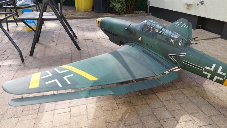 cy models stuka, Hobby en Vrije tijd, Modelbouw | Radiografisch | Vliegtuigen, Gebruikt, Elektro, Ophalen