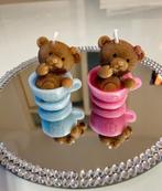 Teddybeer kaars, Crème, Nieuw, Ophalen of Verzenden, Kaars