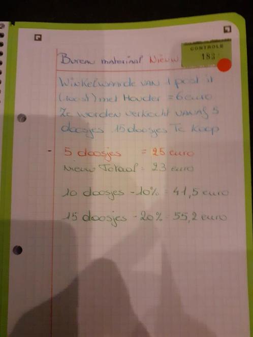 Post its, Articles professionnels, Aménagement de Bureau & Magasin | Fournitures de bureau, Enlèvement ou Envoi