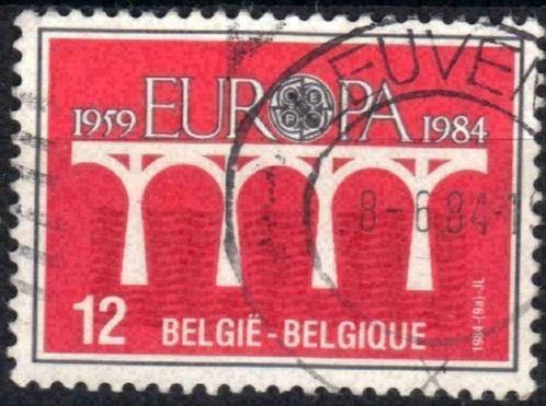 Belgie 1984 - Yvert/OBP 2130 - Europa - Bruggen (ST), Postzegels en Munten, Postzegels | Europa | België, Gestempeld, Europa, Gestempeld