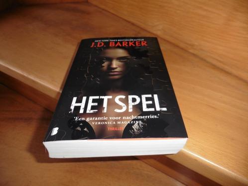 Het spel - J.D. Barker (GERESERVEERD), Boeken, Overige Boeken, Ophalen of Verzenden