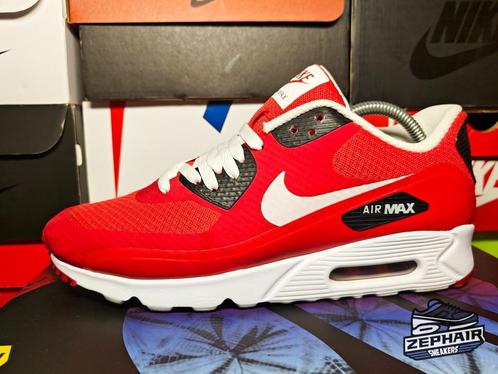Nike Air Max 90 Ultra 'Action Red' EU42 2016, Kleding | Heren, Schoenen, Gedragen, Sneakers, Wit, Ophalen of Verzenden