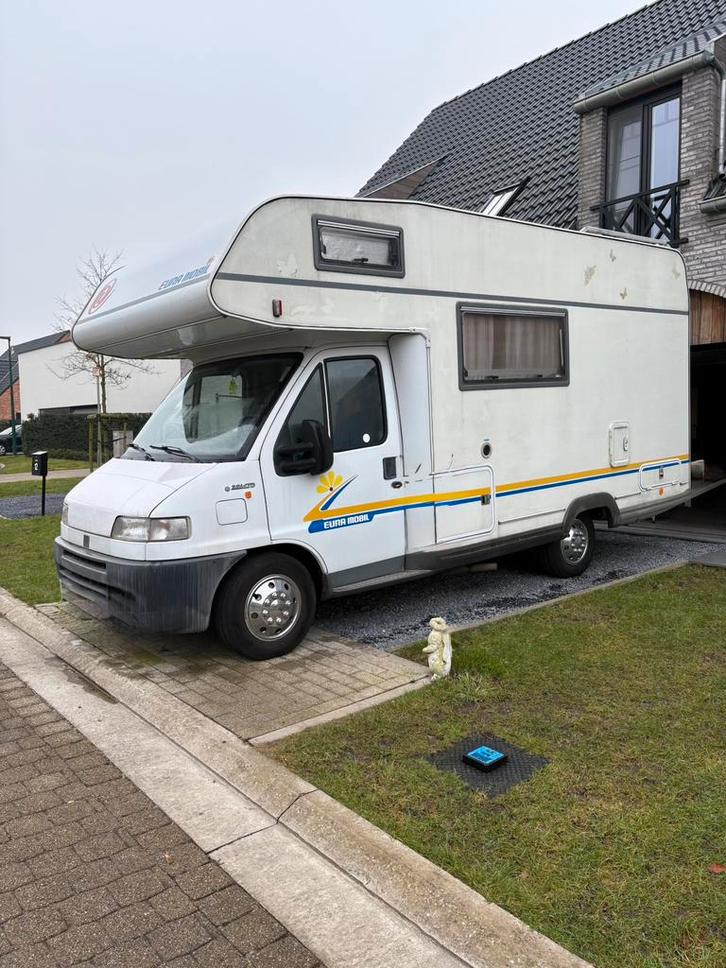 Euramobil fiat 2.8, Caravanes & Camping, Camping-cars, Particulier, jusqu'à 6, Alcôve, Fiat, Fiat, Diesel, Boîte manuelle, Siège standard