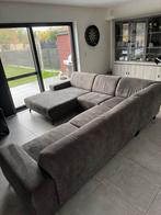 Hoeksalon Grijs, Huis en Inrichting, Ophalen, Gebruikt, Stof, Modern