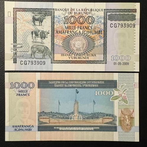 Burundi - 1.000 Franken 2009 - P 46 - UNC - 282, Postzegels en Munten, Bankbiljetten | Afrika, Los biljet, Burundi, Ophalen of Verzenden