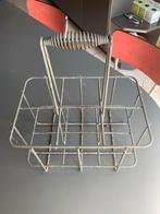 Vintage metalen flessendrager, Ophalen