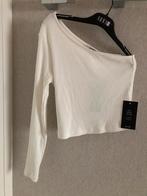 One shoulder rip top Na-kd maat S, Kleding | Dames, Wit, Na-kd, Nieuw, Ophalen of Verzenden
