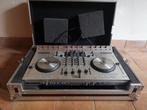 Numark 4TRAK (4-kanalen Traktor DJ software) + flightcase, Muziek en Instrumenten, Ophalen of Verzenden, Zo goed als nieuw, Dj-set