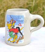 chope avec decor humoristique sky sport d'hiver (1), Ophalen of Verzenden, Zo goed als nieuw, Aardewerk, Overige typen