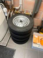 Te koop 4 wielen met spatbord, Auto diversen, Aanhangwagen-onderdelen, Ophalen, Zo goed als nieuw
