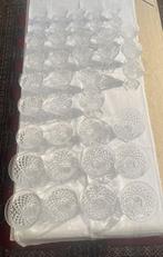 Kristallen glasservies Val St Lambert, Antiek en Kunst, Antiek | Glaswerk en Kristal, Ophalen