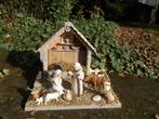 Crèche de Noël artisanale en bois neuve F155, Enlèvement ou Envoi, Neuf