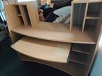 Bureau met inschuifbaar/uittrekbaar toetsenbord deel, Maison & Meubles, Armoires | Meubles ordinateur, Enlèvement