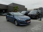 Ford Focus Break 1.0 i MHEV 125pk Automaat Titanium '23 2900, Auto's, Stof, Gebruikt, Euro 6, Blauw
