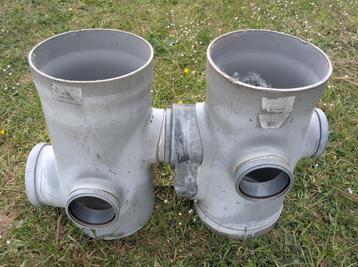 Dubbele nazichtput (sifonput) 5x110mm/1x160mm beschikbaar voor biedingen