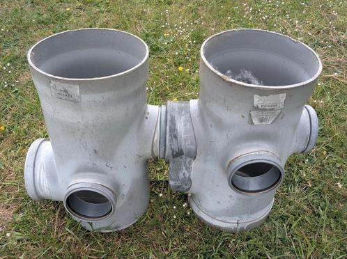 Dubbele nazichtput (sifonput) 5x110mm/1x160mm, Doe-het-zelf en Bouw, Buizen en Afvoer, Zo goed als nieuw, Ophalen