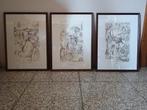 Bert van den Broeck, Opwijk, tekeningen , spreuken, Antiek en Kunst, Ophalen of Verzenden