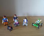 Playmobil: 2 heren, 3 kindjes, 2 rolstoeltjes, hond, kart, Ophalen of Verzenden, Gebruikt, Los Playmobil