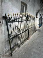 Prachtige vol smeedijzeren poort dubbel hekken, Tuin en Terras, Tuinhekken en Hekwerk, Ophalen, Gebruikt, IJzer, Tuinhek