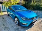 Seat Leon Fr, Auto's, Voorwielaandrijving, Blauw, Leder en Stof, 5 deurs