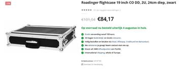 ROADINGER 2U 24CM FLIGHTCASE beschikbaar voor biedingen