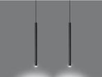 Tube SLIM design LED hanglamp rond 500 mm - mat zwart - 8st, Huis en Inrichting, Ophalen, Modern Minimalistisch Design, Nieuw