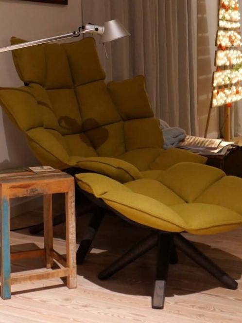 Zetelhoes HUSK B&B Italia, Huis en Inrichting, Fauteuils, Zo goed als nieuw, Stof, Ophalen