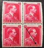 1940 LEOPOLD lll. (527-V) MNH. Vlek op Q. In blok., Postzegels en Munten, Postzegels | Europa | België, Ophalen of Verzenden