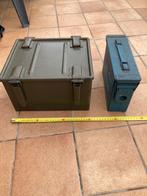 Set van 2 munitie kistjes oude type LEEG, Verzamelen, Militaria | Algemeen, Ophalen of Verzenden, Landmacht, Overige typen