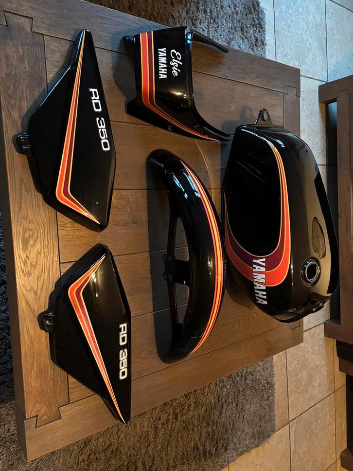 Volledige fairing set Yamaha RD350LC 4L0 heel goede staat., Motoren, Onderdelen | Oldtimers, Ophalen