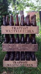 Westvleteren 3 houten kratten, Ophalen of Verzenden, Gebruikt