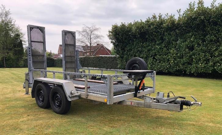Machine transporter - Machinetransporter BCW !, Auto diversen, Aanhangers en Bagagewagens, Zo goed als nieuw, Ophalen