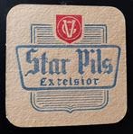 sous-bock EXCELSIOR  Star Pils, Collections, Marques de bière, Sous-bock, Enlèvement ou Envoi