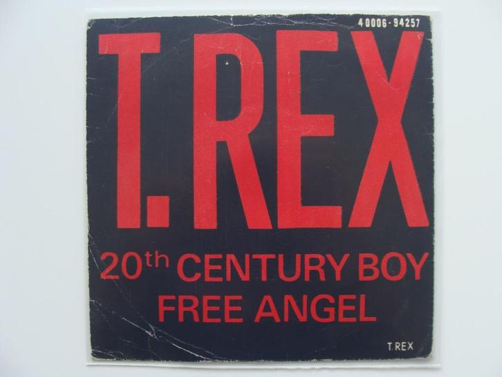 T. Rex – 20th Century Boy / Free Angel (1973), CD & DVD, Vinyles Singles, Single, Rock et Metal, 7 pouces, Enlèvement ou Envoi